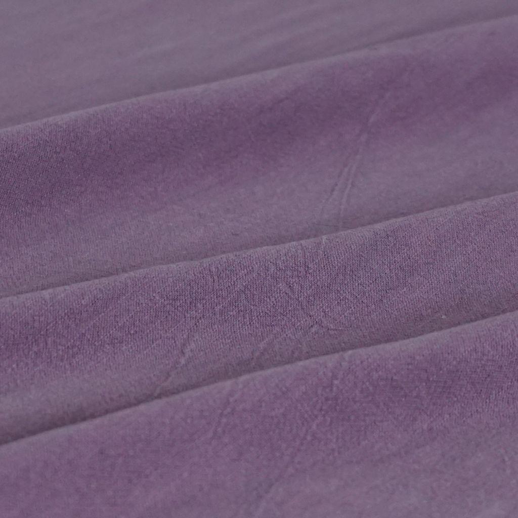 Viskose-Leinenstoff  uni mauve lila